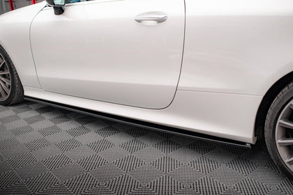 Maxton sideskørter til Mercedes-Benz E-Class W213 Coupe (C238) / Cabriolet (A238) AMG-Line / 53 AMG – blank sort – billede 4 af 7