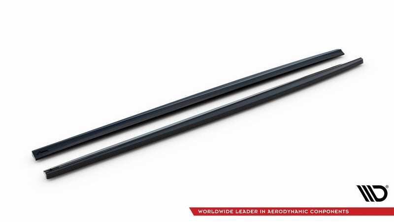 Maxton sideskørter til Mercedes-Benz E-Class W213 Coupe (C238) / Cabriolet (A238) AMG-Line / 53 AMG – blank sort – billede 5 af 7
