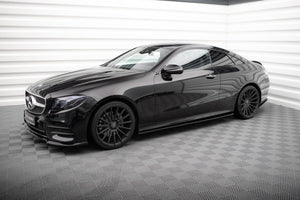 Maxton sideskørter til Mercedes-Benz E-Class W213 Coupe (C238) / Cabriolet (A238) AMG-Line / 53 AMG – blank sort – billede 3 af 7