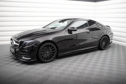 Maxton sideskørter til Mercedes-Benz E-Class W213 Coupe (C238) / Cabriolet (A238) AMG-Line / 53 AMG – blank sort – billede 3 af 7