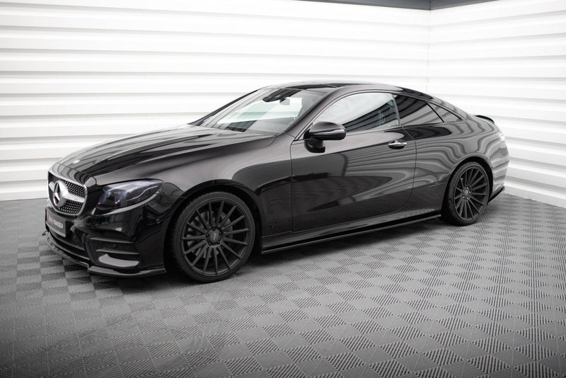 Maxton sideskørter til Mercedes-Benz E-Class W213 Coupe (C238) / Cabriolet (A238) AMG-Line / 53 AMG – blank sort – billede 3 af 7