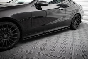 Maxton sideskørter til Mercedes-Benz E-Class W213 Coupe (C238) / Cabriolet (A238) AMG-Line / 53 AMG – blank sort – billede 1 af 7
