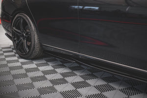 Maxton sideskørter til Mercedes-Benz E W213 – blank sort – billede 2 af 7