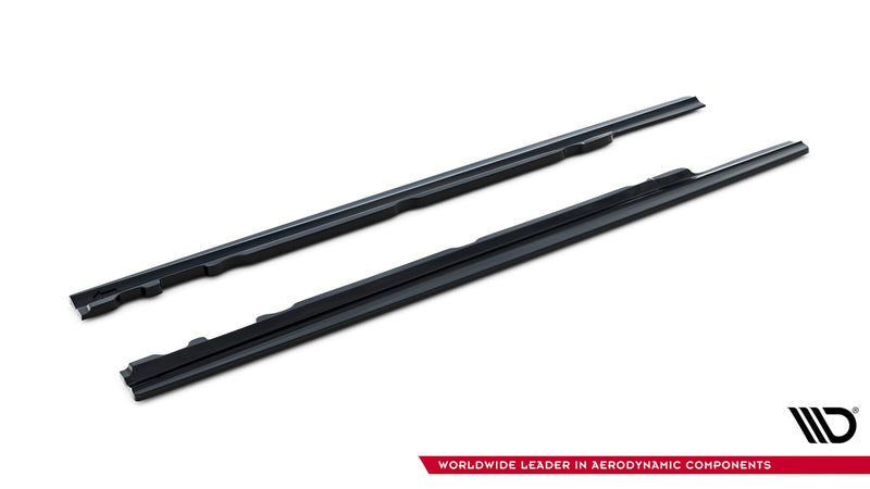 Maxton sideskørter til Mercedes-Benz E43 AMG / AMG-Line Sedan / Estate W213 / S213 – blank sort – billede 4 af 5