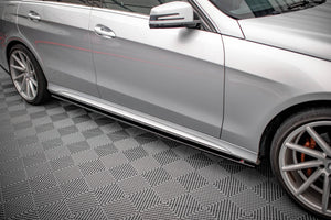 Maxton sideskørter til Mercedes-Benz E63 AMG / AMG-Line Sedan W212 Facelift – blank sort – billede 6 af 11
