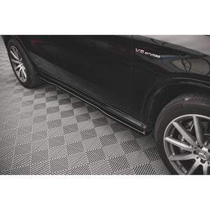 Maxton sideskørter til Mercedes-Benz GLE Coupe 63AMG C292 – blank sort – billede 2 af 5