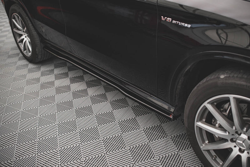 Maxton sideskørter til Mercedes-Benz GLE Coupe 63AMG C292 – blank sort – billede 2 af 5