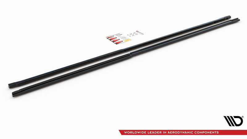 Maxton sideskørter til Mercedes-Benz Vito Extra Long W447 – blank sort – billede 4 af 5