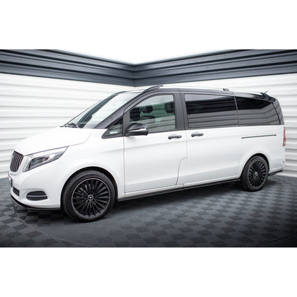 Maxton sideskørter til Mercedes-Benz Vito Extra Long W447 – blank sort – billede 1 af 5