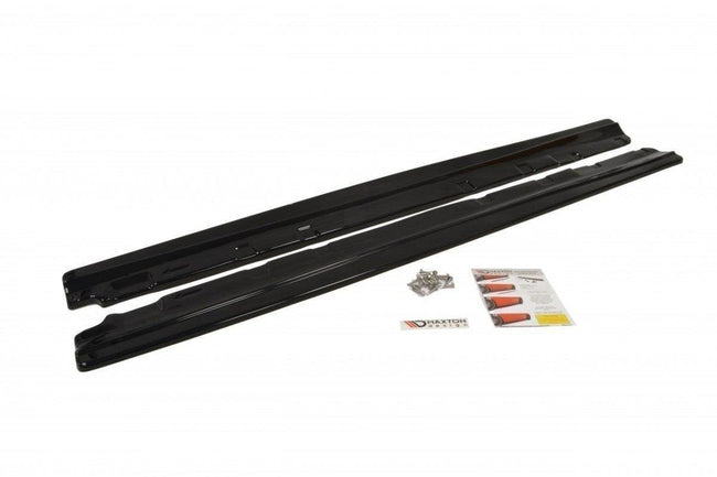 Maxton sideskørter til Mercedes-Benz C63 W204 / S204 / C204 Facelift – blank sort – billede 1 af 3