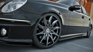 Maxton sideskørter til Mercedes E-CLASS W211 AMG – blank sort – billede 1 af 3