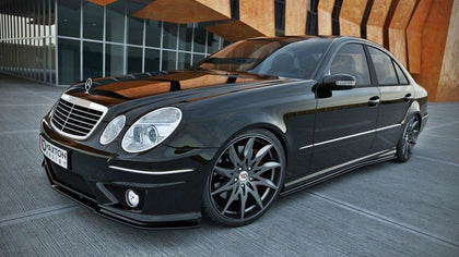 Maxton sideskørter til Mercedes E-CLASS W211 AMG – blank sort – billede 3 af 3