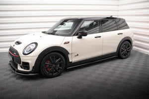 Maxton Side Skirts Diffusers Mini Cooper Clubman John Cooper Works F54 Facelift - Gloss Black
