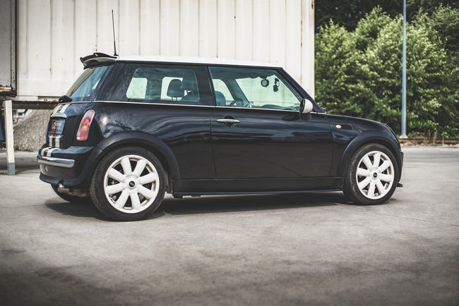 Maxton sideskørter til Mini Cooper / One R50 – blank sort – billede 2 af 7