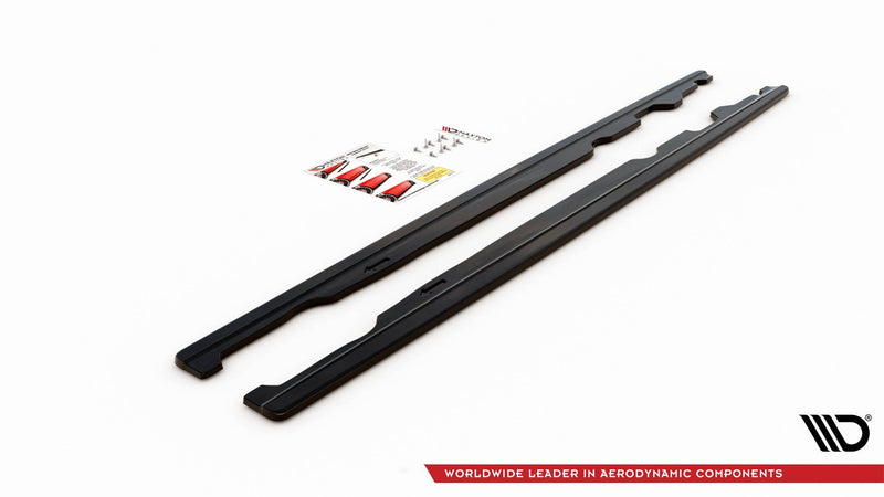 Maxton sideskørter til Mini Cooper S John Cooper Works F56 – blank sort – billede 3 af 4
