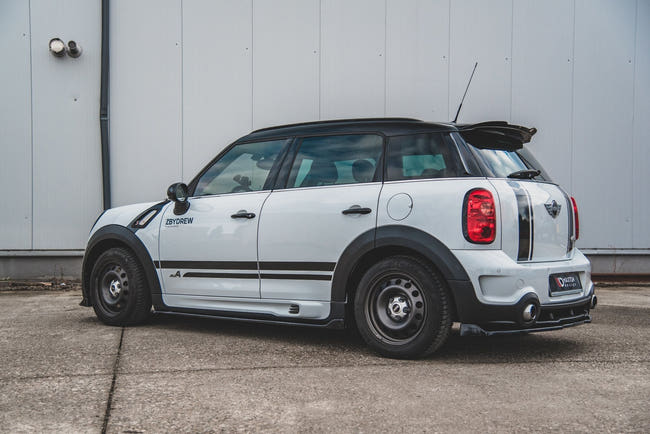 Maxton sideskørter til Mini Countryman Mk1 JCW – blank sort – billede 2 af 6