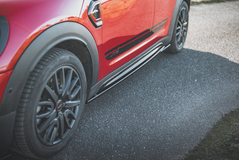 Maxton sideskørter til Mini Countryman Mk2 F60 JCW – blank sort – billede 1 af 6