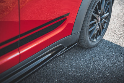 Maxton sideskørter til Mini Countryman Mk2 F60 JCW – blank sort – billede 3 af 6