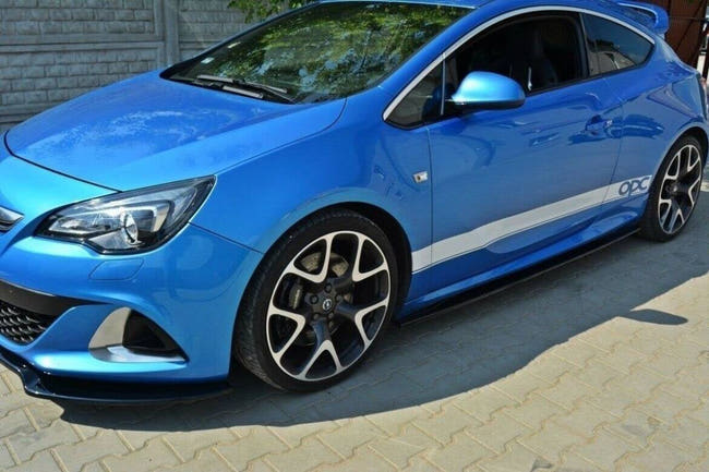 Maxton sideskørter til Opel Astra OPC / VXR J – blank sort – billede 1 af 3