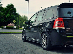 Maxton sideskørter til Opel Zafira B OPC – blank sort – billede 1 af 6