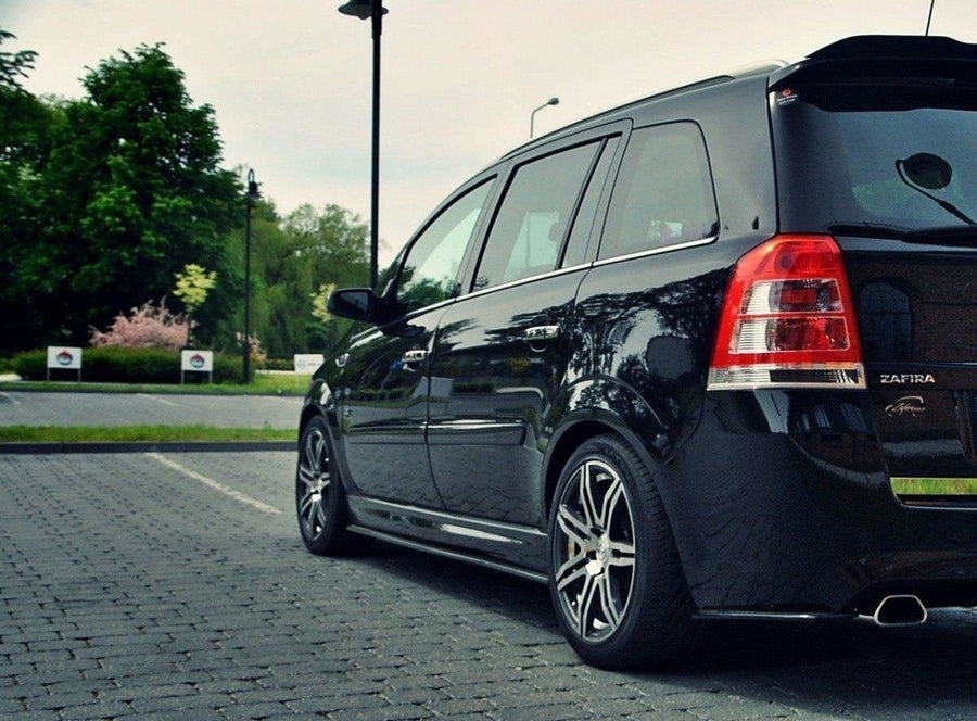 Maxton sideskørter til Opel Zafira B OPC – blank sort – billede 1 af 6