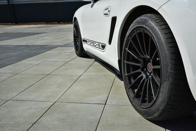 Maxton sideskørter til Porsche Cayman S 987C – blank sort – billede 2 af 3