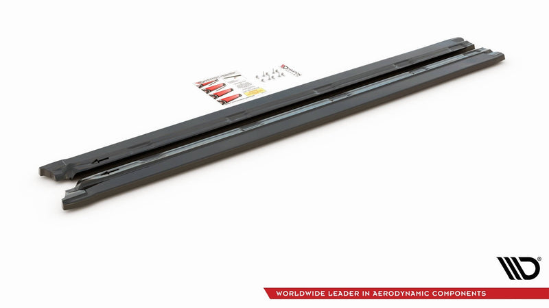 Maxton sideskørter til Peugeot 2008 Mk2 – blank sort – billede 5 af 6