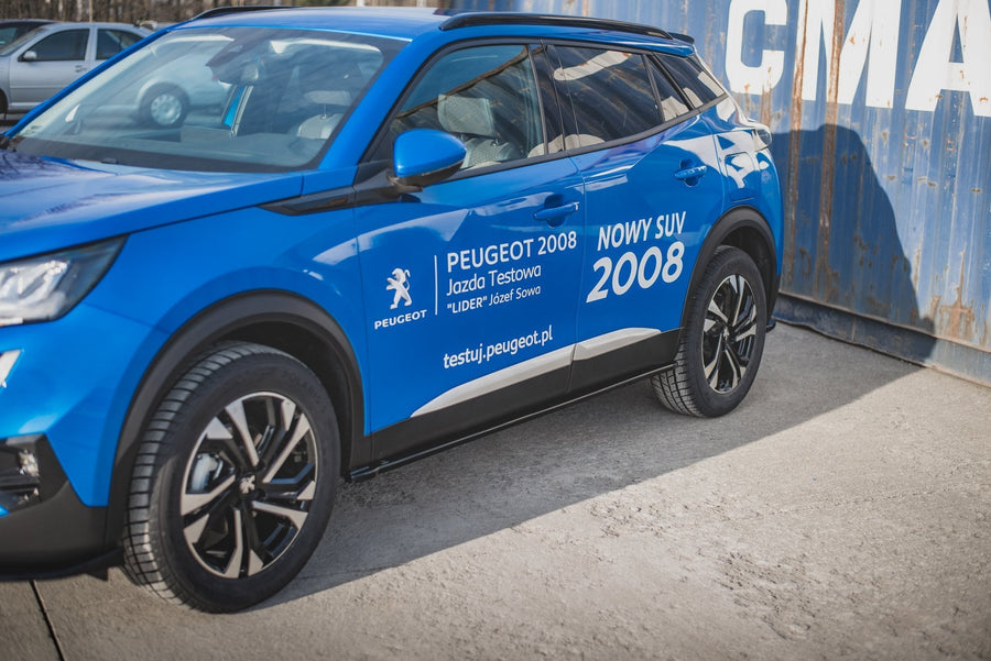 Maxton sideskørter til Peugeot 2008 Mk2 – blank sort – billede 1 af 6