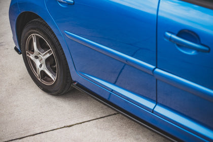 Maxton sideskørter til Peugeot 207 Sport – blank sort – billede 2 af 5