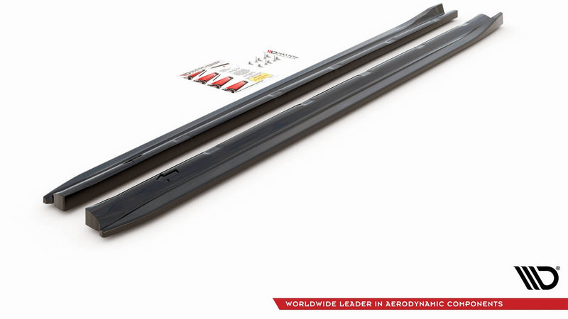 Maxton sideskørter til Peugeot 308 GT Mk2 Facelift – blank sort – billede 7 af 7