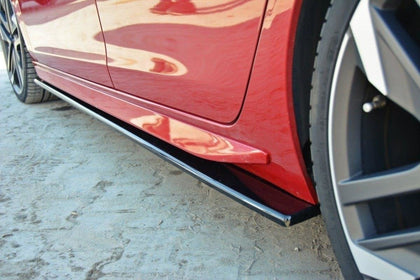 Maxton sideskørter til Peugeot 308 GTI Mk2 – blank sort – billede 2 af 6