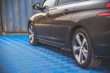 Maxton sideskørter til Peugeot 308 SW Mk2 – blank sort – billede 4 af 6