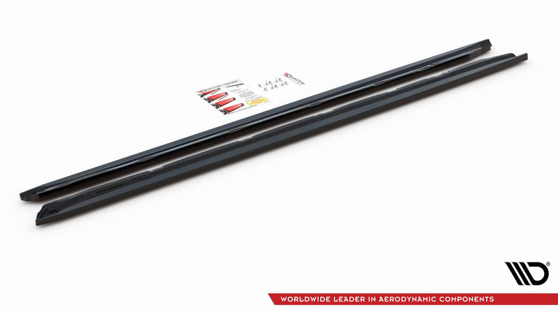 Maxton sideskørter til Peugeot 508 GT Mk1 Facelift – blank sort – billede 4 af 6
