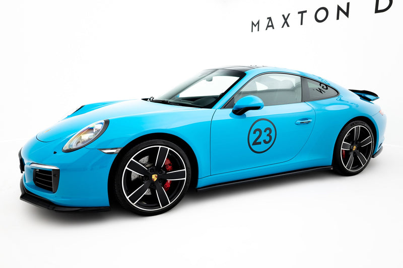 Maxton sideskørter til Porsche 911 Carrera 991 Facelift – blank sort – billede 2 af 5