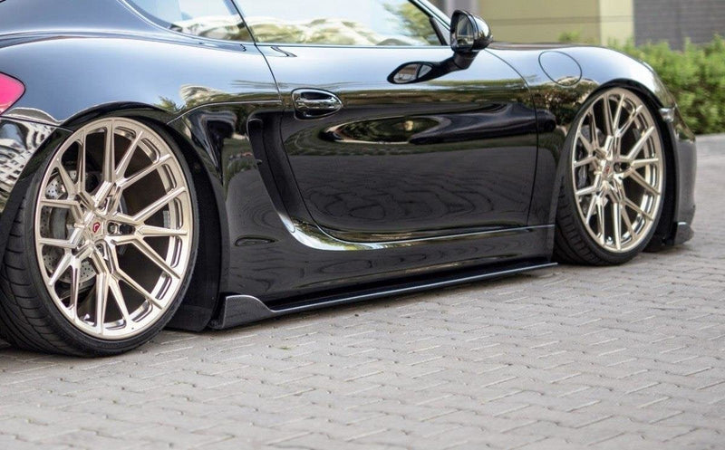 Maxton sideskørter til Porsche Cayman Mk2 981C – billede 1 af 3