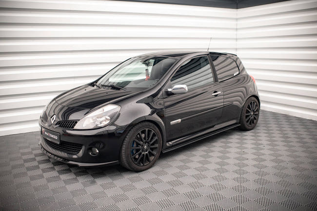 Maxton sideskørter til Renault Clio Mk3 RS – blank sort – billede 2 af 5