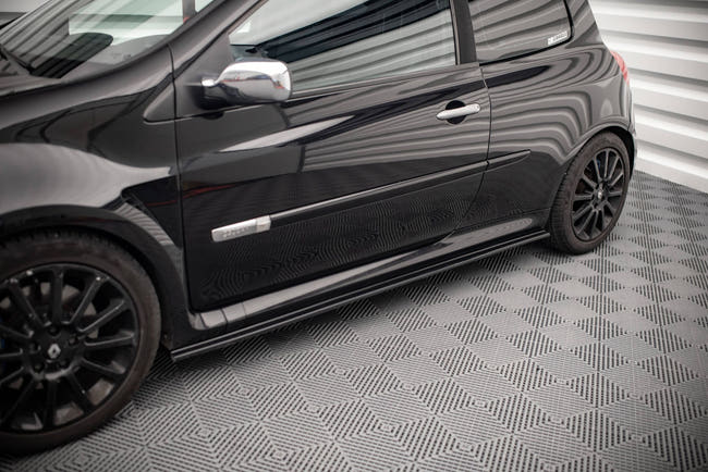 Maxton sideskørter til Renault Clio Mk3 RS – blank sort – billede 1 af 5