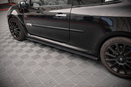 Maxton sideskørter til Renault Clio Mk3 RS – blank sort – billede 3 af 5