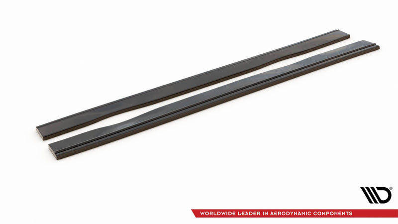 Maxton sideskørter til Renault Clio Mk3 RS – blank sort – billede 4 af 5
