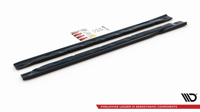 Maxton sideskørter til Renault Clio Mk5 – blank sort – billede 4 af 6