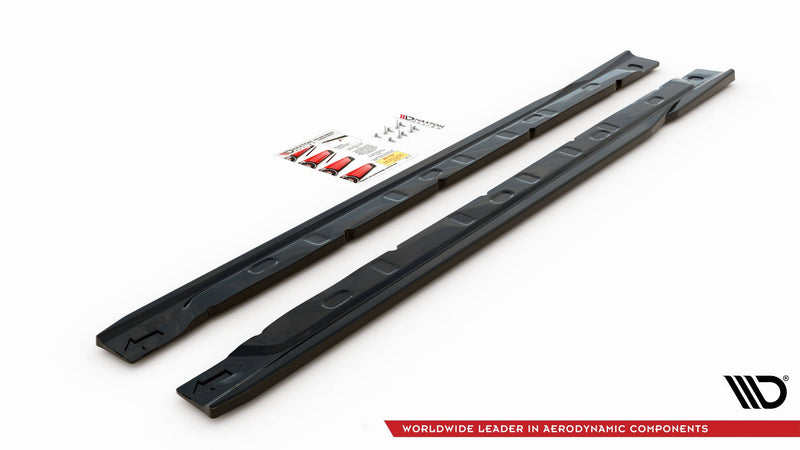 Maxton sideskørter til Renault Clio Mk5 – blank sort – billede 5 af 6