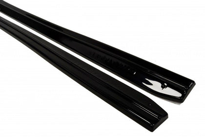 Maxton sideskørter til Saab 9-3 Turbo X/ Aero Facelift – blank sort – billede 4 af 5