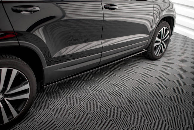 Maxton Side Skirts Diffusers Seat Ateca Mk1 - Gloss Black