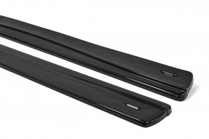 Maxton Side Skirts Diffusers Seat Ibiza 4 Sportcoupe (Preface) - Gloss Black