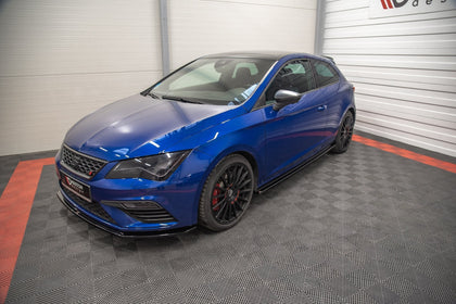 Maxton sideskørter til Seat Leon Cupra / FR SC Mk3 / Mk3 Facelift – blank sort – billede 2 af 7