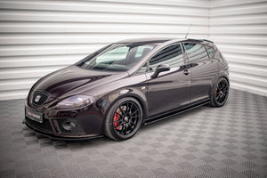 Maxton sideskørter til Seat Leon Mk2 Cupra / FR – blank sort – billede 3 af 5