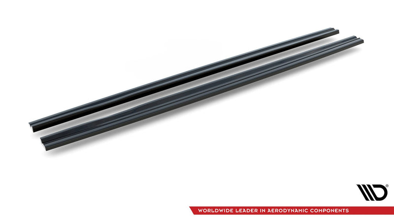 Maxton sideskørter til Seat Leon Mk2 Cupra / FR – blank sort – billede 4 af 5