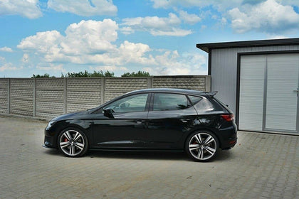 Maxton sideskørter til Seat Leon Mk3 Cupra / FR – blank sort – billede 2 af 3