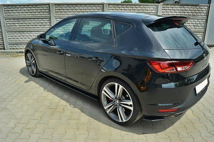 Maxton sideskørter til Seat Leon Mk3 Cupra / FR – blank sort – billede 3 af 3