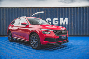 Maxton sideskørter til Skoda Kamiq – blank sort – billede 2 af 8